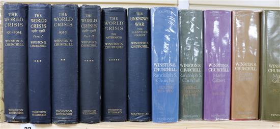 Churchill, Winston Spencer - A collection of works and biographies (36 vols)